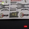 KELIK K48089 F-4J Phantom II interior 3D decals for Academy kit 1/48